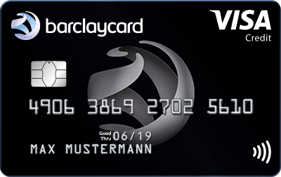 Visa card Barclays Germany